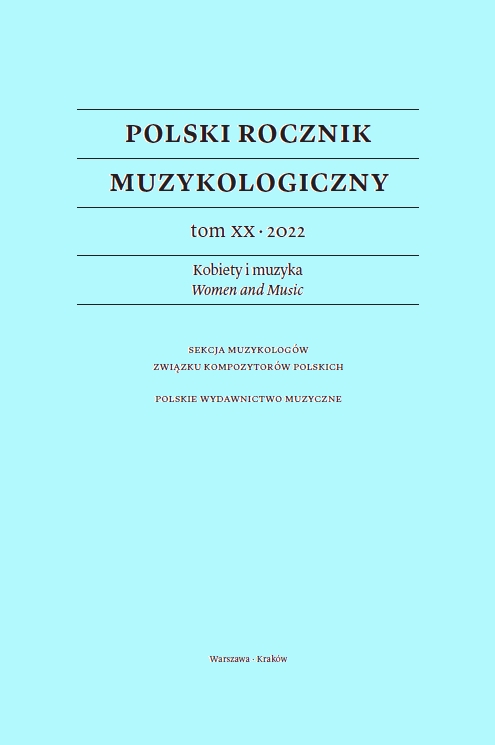 Okladka Polskiego Rocznika Muzykologicznego